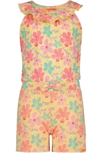 Louder! jumpsuit Lotta calypso coral tropical flower